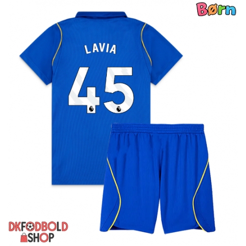 Chelsea Romeo Lavia #45 Hjemmebanesæt Børn 2026-27 Kort ærmer (+ korte bukser)